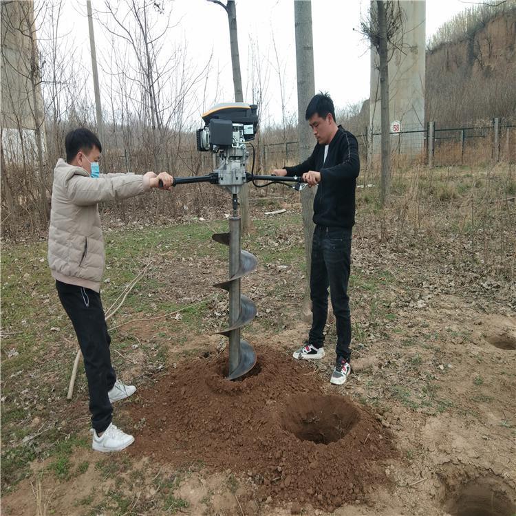 螺旋挖坑機(jī)加大山地光伏打樁鉆孔