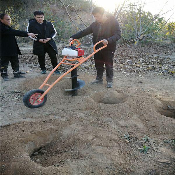 山地小型挖坑機手扶植樹機