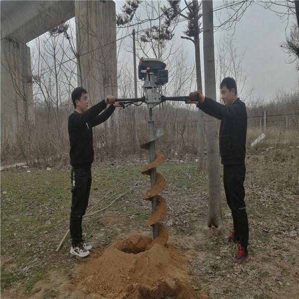 山地電桿栽植挖坑機扎實功底